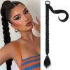 BECUS Braided Ponytail Extension,Mebeli Braid Extensions Long Braided Ponytail Extension