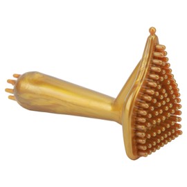 Triangle Meridians Massage Brush Handheld Magnetic Meridians Brush Shaping Scrub for Belly