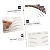 minkissy 6pcs Eyebrow Transfer Stickers Brow Tool Realistic Look for