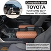 Car Leather Center Console Protector Cover Compatible with Toyota Tundra/Sequoia