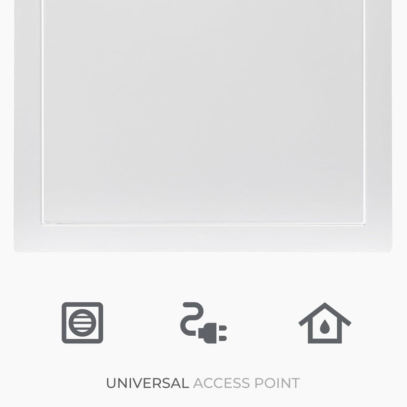 HVAC OV 12 x 24 Inch Metal Access Panel for