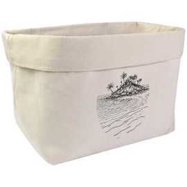 Large 'Marooned Island' Canvas Organiser/Storage Bag (OR00033295)