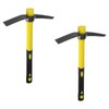 HARFINGTON 2pcs Pick Mattock Hoe, 15 inch Steel Forged Weeding