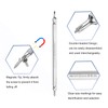 sourcing map 2pcs Magnetic Double Ended Screwdriver Bit 3mm PH2
