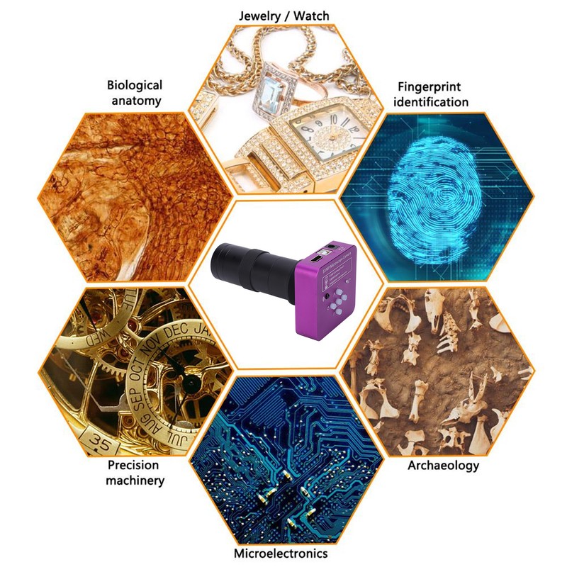 Digital Eyepiece Microscope High Definition Industrial USB Camera AC100-240V FHD