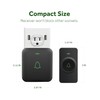 AVANTEK Wireless Door Bell, CB-12 Mini Waterproof Doorbell Chime Operating