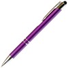 Purple JJ Ballpoint Pen with Stylus - Black Ink Refill,