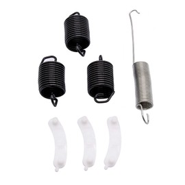 Washing Machine Kit 3 Pack Suspension Spring & 1 Pack Counterweight Counter Balance & 3 PackTub Wear Pad Replacement for Whirlpool Washer WP63907 W10250667 285744