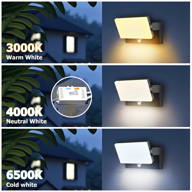 rosykite 40W lED Wall Pack Lights Outdoor Exterior Lighting Wall