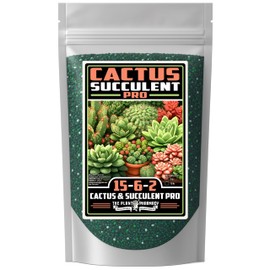Fertilizer Commercial Grade | Cactus & Succulent Pro 15-6-12 | 3 Pounds | Low-Nitrogen Desert Blend | 10–12 Month Controlled Release | Micronutrients for Cacti & Succulents