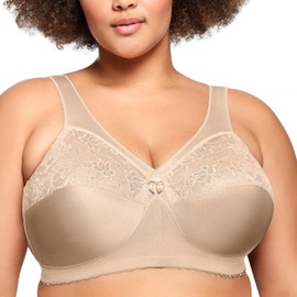 Glamorise women's MagicLift support classic bra - Soft Cup 100F