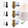 FOJOO 8 Packs Standard Lamp Switch Replacement,Lamp Turn Knob, Light