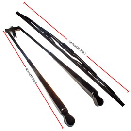 JEENDA Windshield Wiper Arm & Blade 7188371 7188372 for Bobcat Loader 751 753 763 863 864 873 883 963 S100 S130 S150 S160 S175 S205 S220 S250 S300 S330 T110 T140 T180 T190 T200 T250 T300 T320