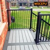 Wocepu 12 pcs 2"x2" Aluminum Deck Post Base Cover, for