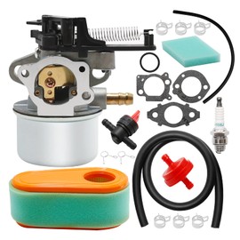 laffoonparts 591137 Carburetor Carb Compatible with Briggs and Stratton 595390 590948 775EX 111000 11P000 121000 12Q000 Lawn Mower Engine with 795066 796254 Air Filter