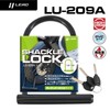 LEAD LU-209A U-shaped Lock for Motorcycles, Shackle Lock, Includes 3