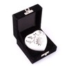 White Heart Shaped Small Cremation Ashes Urn with Box and