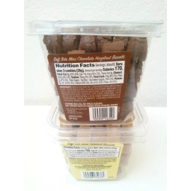 Trader Joe's 2 Pack Trader Joe's Soft Bite Biscotti Mini Almond and Chocolate Hazelnut 8 oz/P