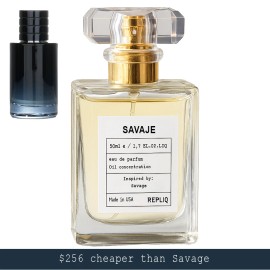 repliq Savaje Eau de Parfum 50ml – Men’s Fresh Citrus Spicy Long Lasting Cologne