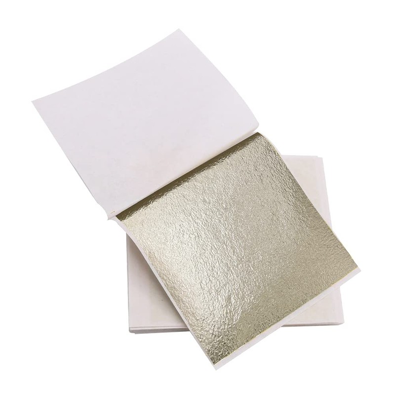 KINNO 100 Sheets Gold Leaf Sheets - KINNO Antique Silver
