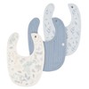 Just Born 3-Pack Bibs for Toddlers - Blue
