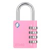[ZARKER XD40] Padlock- 4 Digit Combination Lock for Gym, Sports,