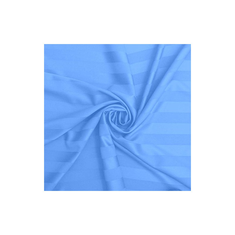 Linenovation Cotton Luxurious Striped 2 Piece Sateen Pillow Cover Set,