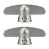 VIDABTE 3/8" T-Crank Casement Window Handle, Butterfly Wing Nut T-Handles