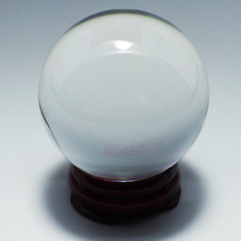 人工（溶錬） 水晶玉 50mm