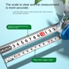 Clip On. Mini Tape Measure, 2m x 8mm, Belt Clip