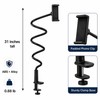 Flexible Gooseneck Phone Holder, 360° Adjustable Bed & Desk Clamp