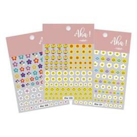 Nail Nara Smile Flower Sticker_Select Option (S8567721) / 스마일 플라워 스티커_옵션선택 (S8567721)