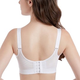 FallSweet Padded Push Up Lace Bras for 34A to 44C Underwire,(White 38c)