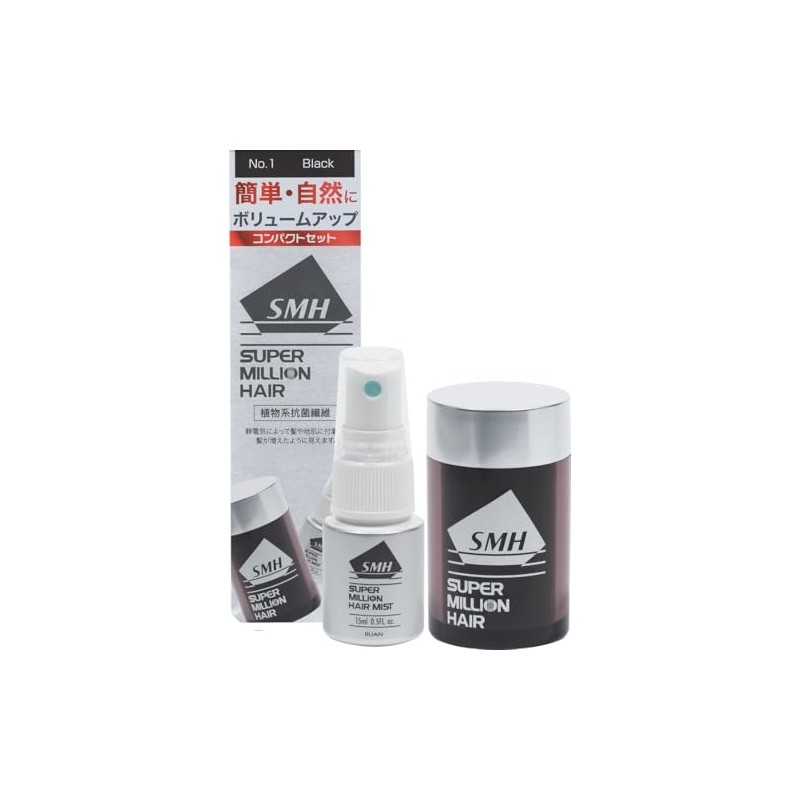 Super Million Hair Compact Set, No.1 Black