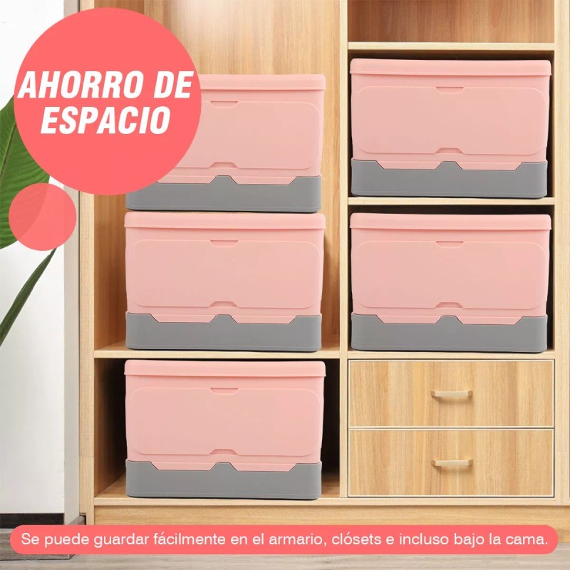 Trixter Caja Almacenamiento Plegable 2pzs Organizador Hogar Con Tapa
