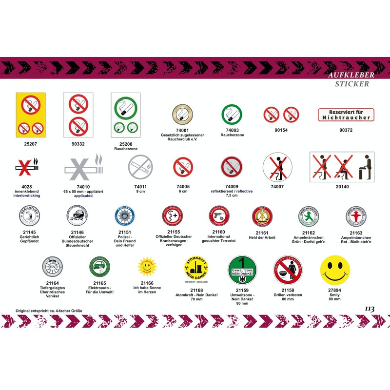 carstyling XXL Aufkleber Behindertensymbol Dimension 60 x 60 mm