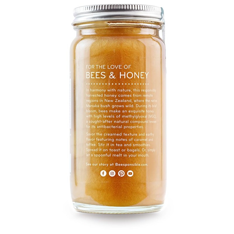 Bee Harmony Raw Manuka Honey, 400+ MGO, New Zealand, 12