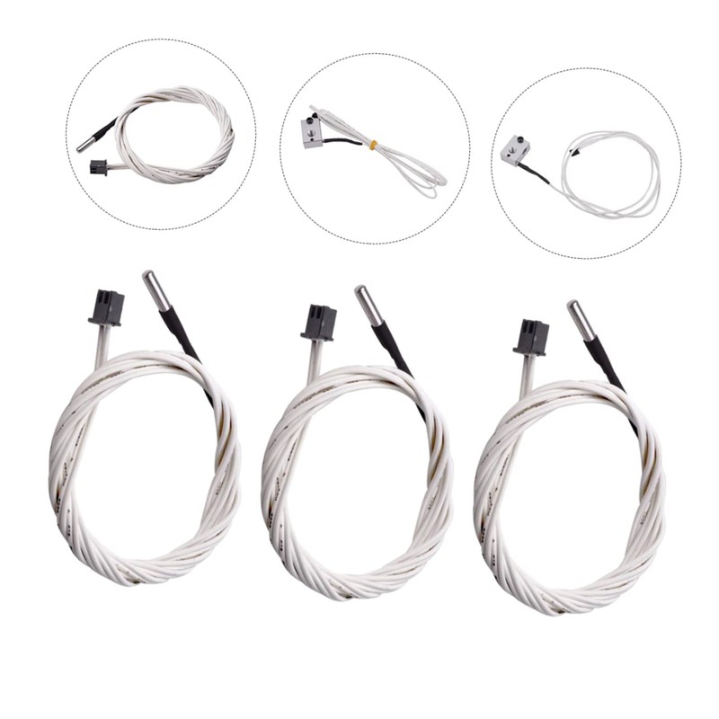 GLEAVI 5pcs NTC100K High Temperature Thermistor Sensor for 3D Printer
