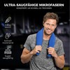 Zenacross Mikrofaser Handtuch - Schnelltrocknendes und vielseitiges Fitness Handtuch -