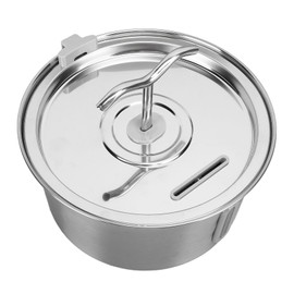 Cat Water Fountain Stainless Steel, 3.2L Automatic Pet Fountain Dog Watering Dispenser with Water Level Window, Quiet Multiple Dog Faucet Drinking Water Bowls Fountain for Indoor