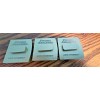 Virginia Abrasives #425-H08687 Trapezoid Single Dot Grinder Tooling, 3Pack