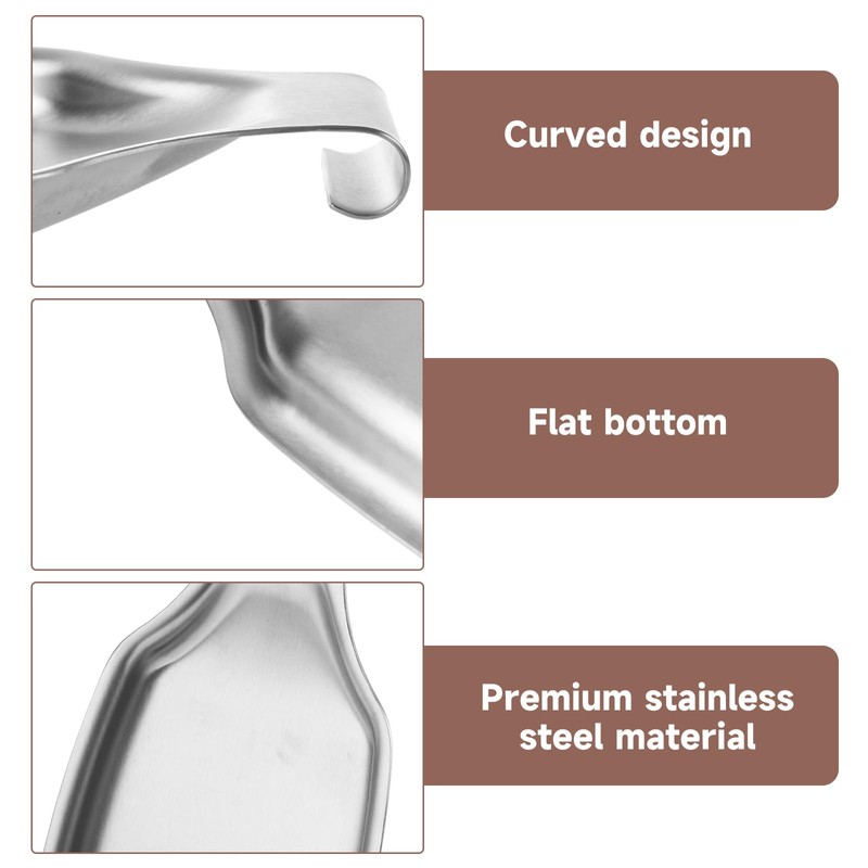 3Pcs Spoon Rest for Stove Top, 304 Stainless Steel Spoon