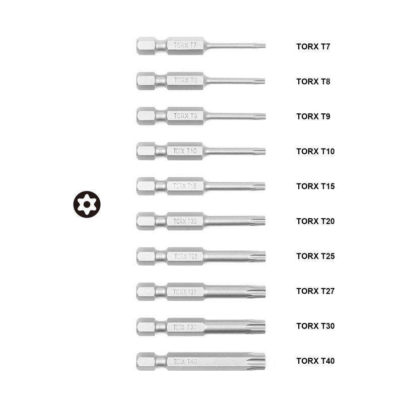 Protorq TORX Tamper Resistant Bits - Security TORX & Star