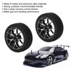 4Pcs Rubber Tires Aluminum Alloy Exquisite Simple Installation Tyres for