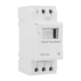 THC15A Digital Timer Switch, Keenso KG316T Mini AC 220-240V 50-60Hz Digital Timer Switch Time Control Timing Switch