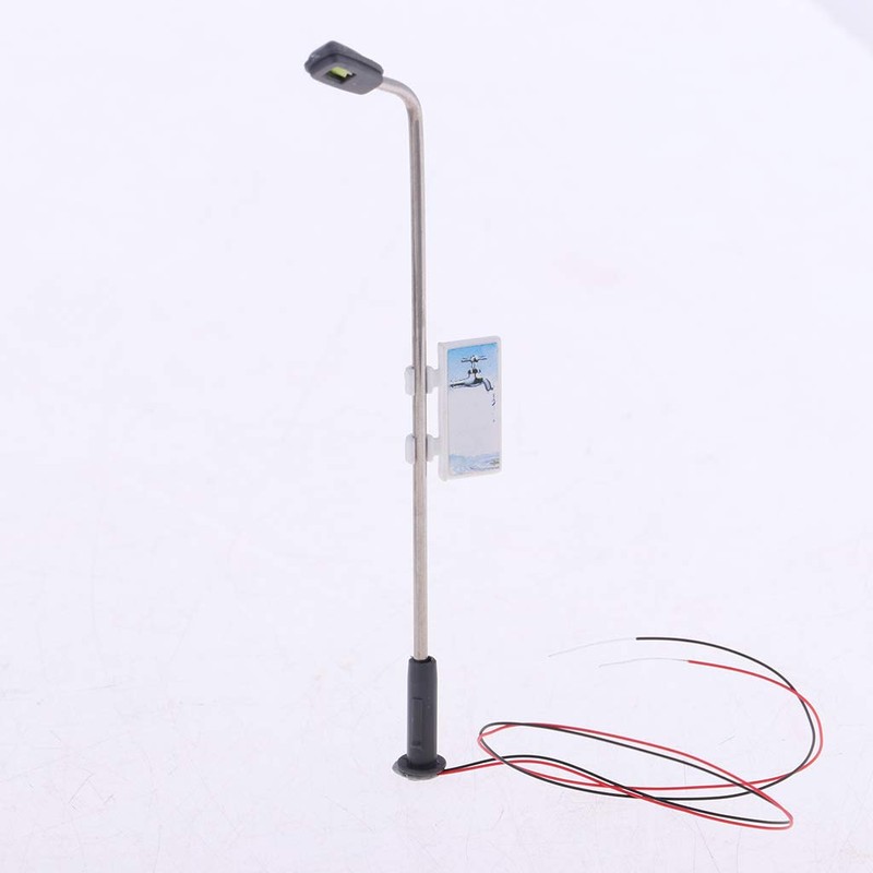 Fenteer 20 Pieces Ho 1:200 Degree Graduation Street Lights Street