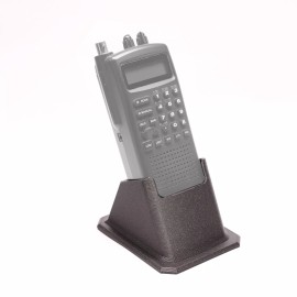 Bioluminous Uniden BC80XLT Scanner Wide Base Drop In Angled Desk Stand with Foam Base - USA