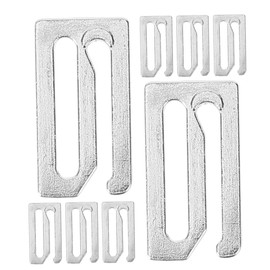 TOVINANNA 8pcs Barber Smock Clips Hair Cutting Cape Straps Strap Clips for Salon Cape Buckle Clasps for Hairdressers