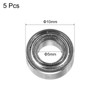 sourcing map 5Pcs SMR105ZZ Stainless Steel Ball Bearing 5mm x