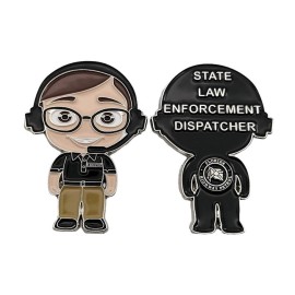 2" FLORIDA HIGHWAY PATROL STATE LAW ENFORCEMENT DISPATCHER CHALLENGE COIN